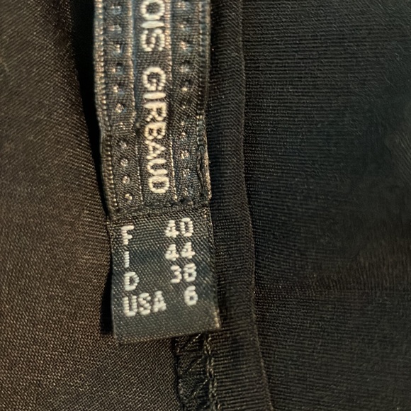 Marithe + Francois Girbaud black edgy parachute sleeveless dress pockets size 6 - Picture 4 of 12